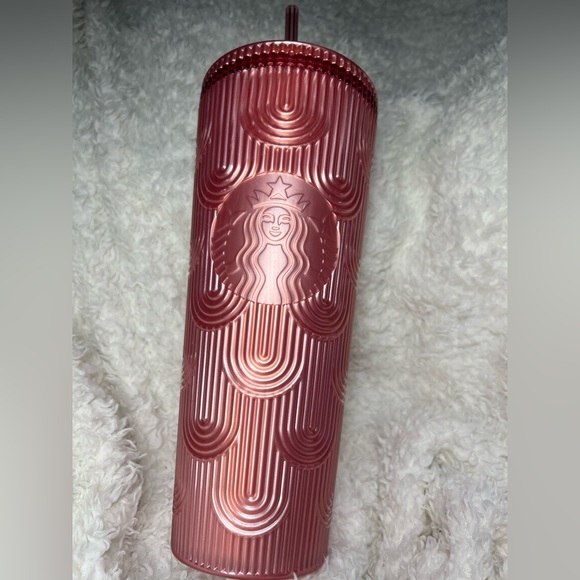 🌟STARBUCKS🌟 2023 PEARLESCENT Pink 24oz Tumbler (NWT) - Picture 12 of 12